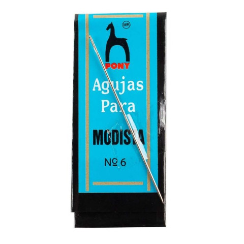 AGUJA P/MODISTA SEDERIA NO.6 BOLSA C/CENEFA 153526