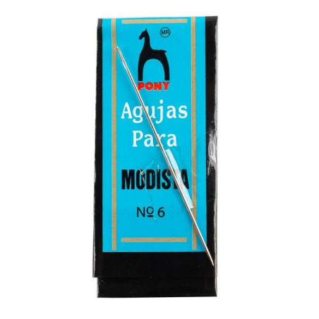 AGUJA P/MODISTA SEDERIA NO.6 BOLSA C/CENEFA 153526