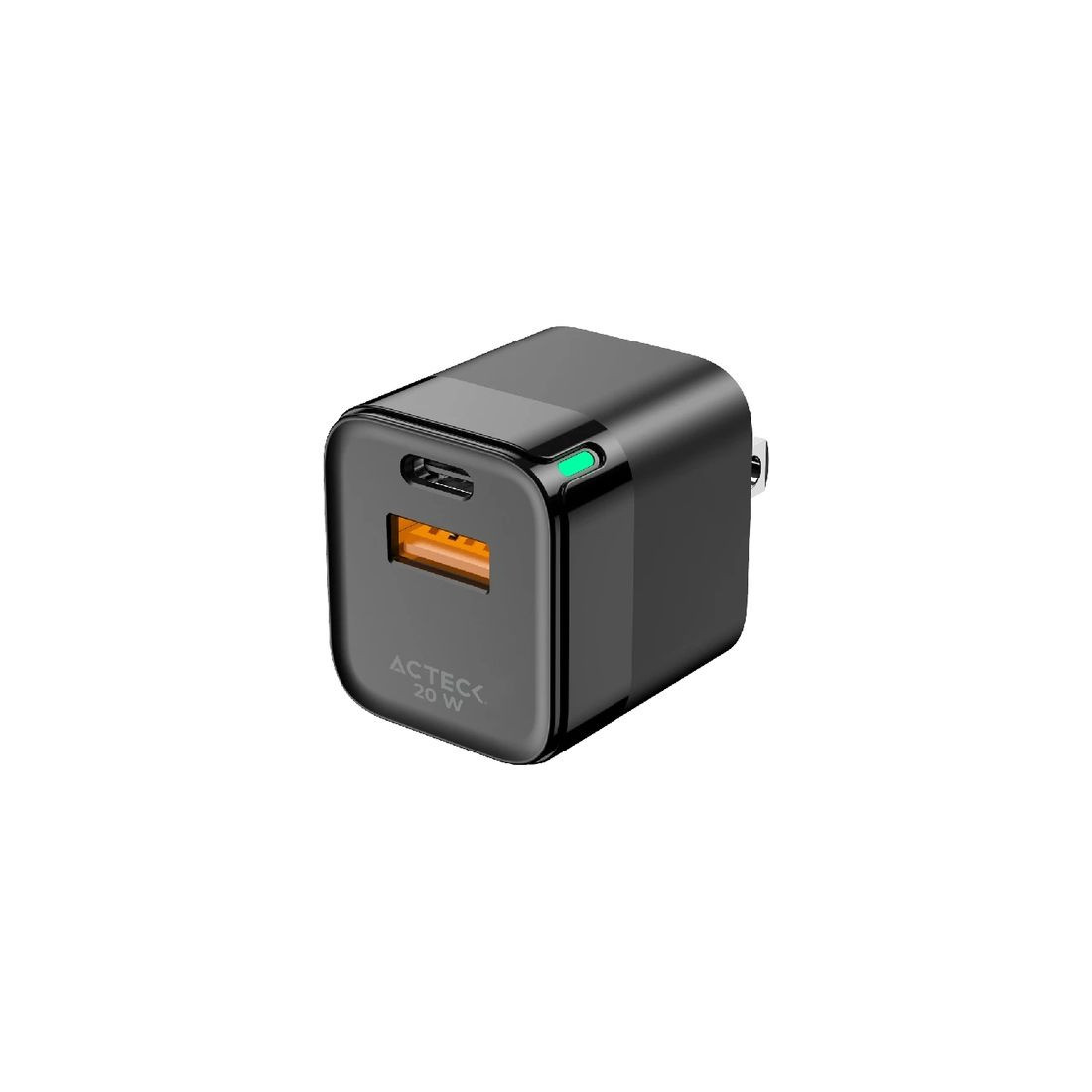 20W CARGADOR DE PARED ACTECK ENERGON PRIME CP20W NEGRO AC-11167