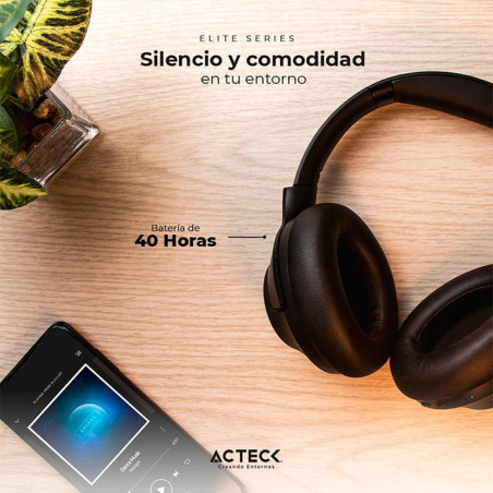 AUDIFONOS ACTECK ZION PRO HP665 BLUETOOTH NEG. SPK-2311