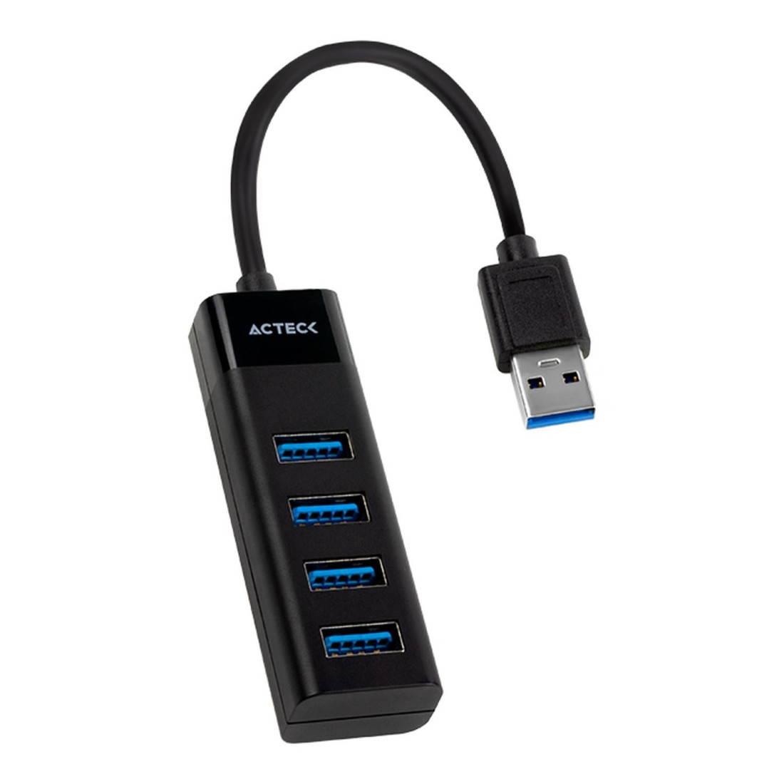HUB ACTECK PORT X 3 DH425/4 PUERTOS USB 3.0 NEGRO AC-10868