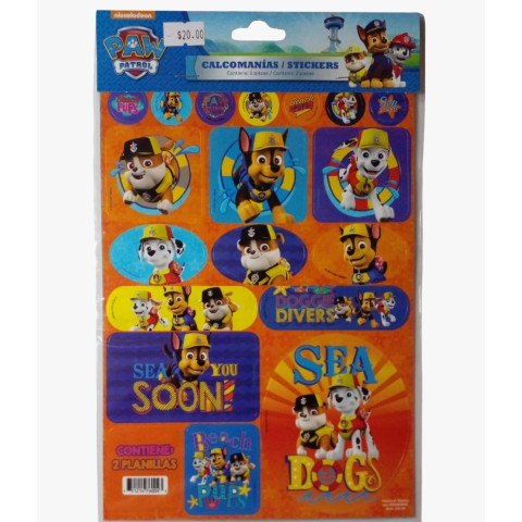 CALCOMANIA GRANDE GRANMARK 125 BL/2 PAW PATROL BL 2963