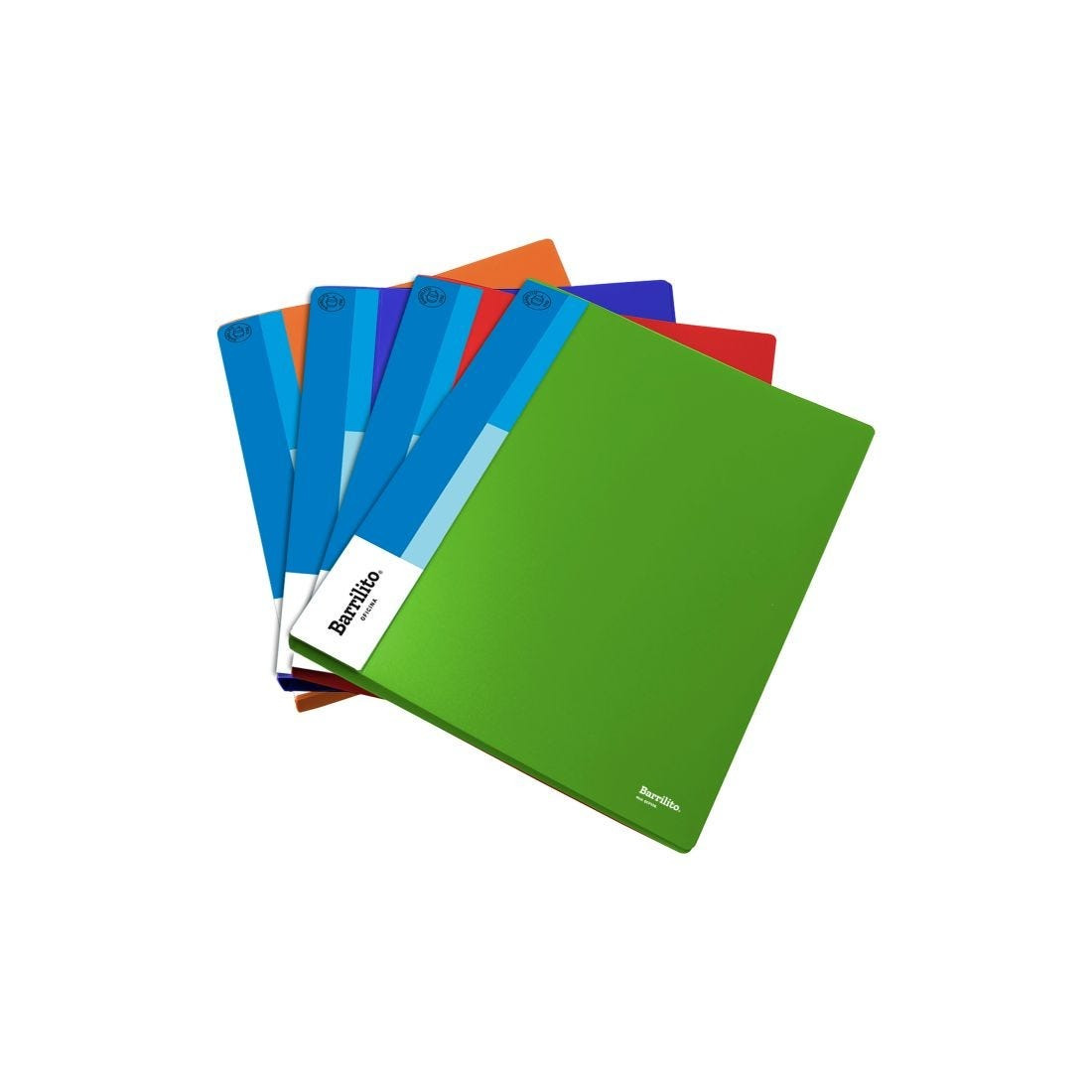 FOLDER DE PLASTICO BARRILITO QOP339 OFICIO C/BROCHE 13494