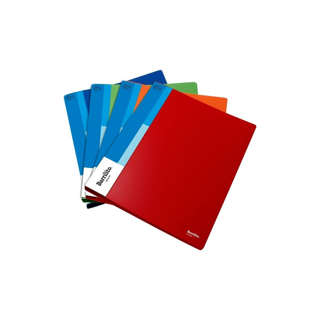 FOLDER DE PLASTICO BARRILITO QCP338 CARTA C/BROCHE 13493