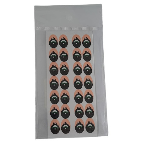 PLANILLA DE OJOS STICKER 10X15 C/28 PZAS BL 153556