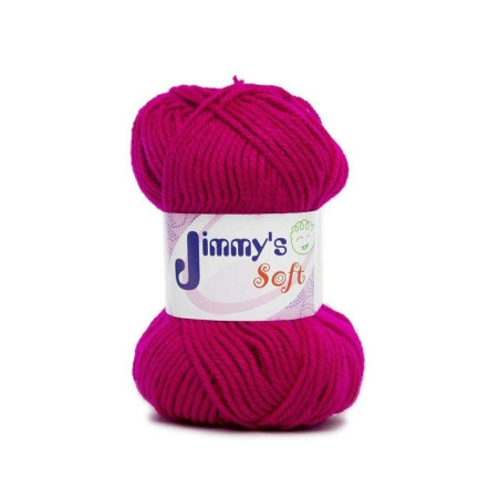 ESTAMBRE SOFT LISO JIMMYS COL. 1808- FUSCHIA 50 GR 153590