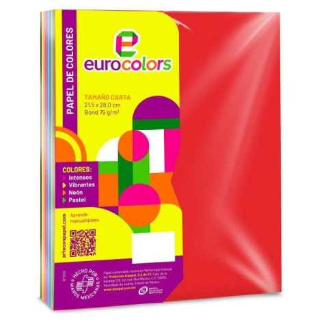 BOND COLS. ARCOIRIS EUROCOLORS EC0124 CARTA C/100 75GM 51529