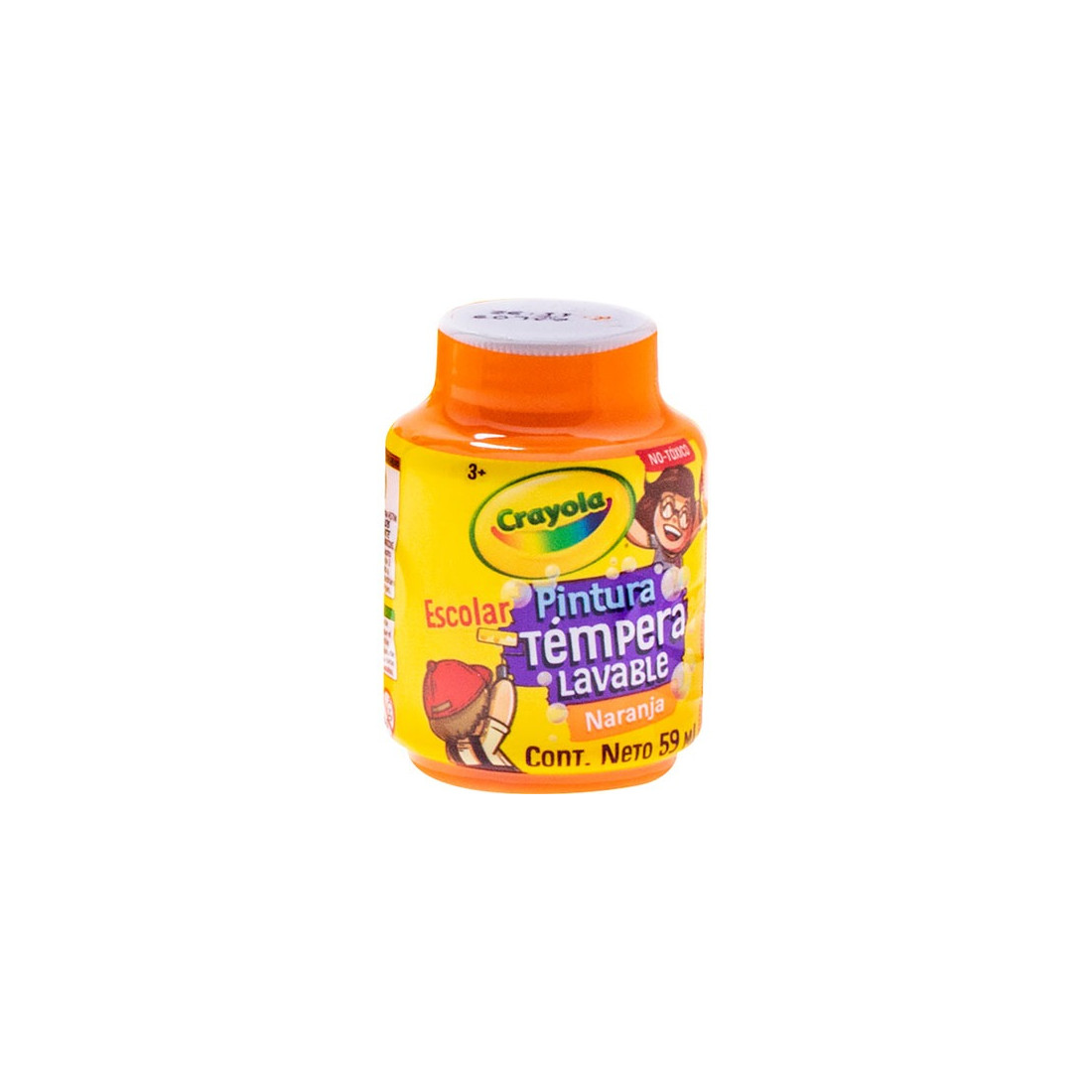 PINTURA TEMPERA CRAYOLA 445936 NARANJA LAVABLE 88893