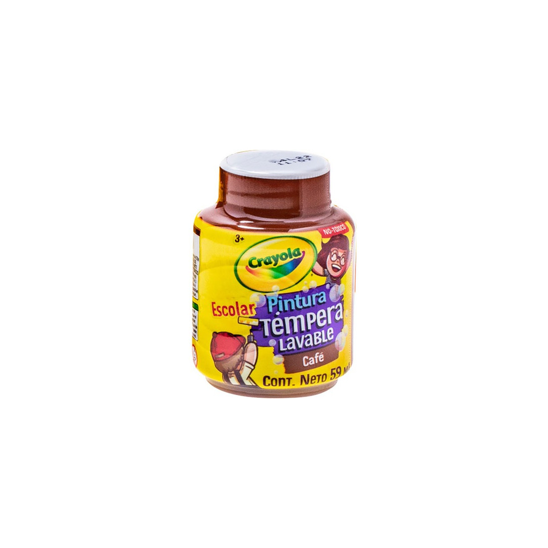 PINTURA TEMPERA CRAYOLA 445907 CAFE LAVABLE 88895