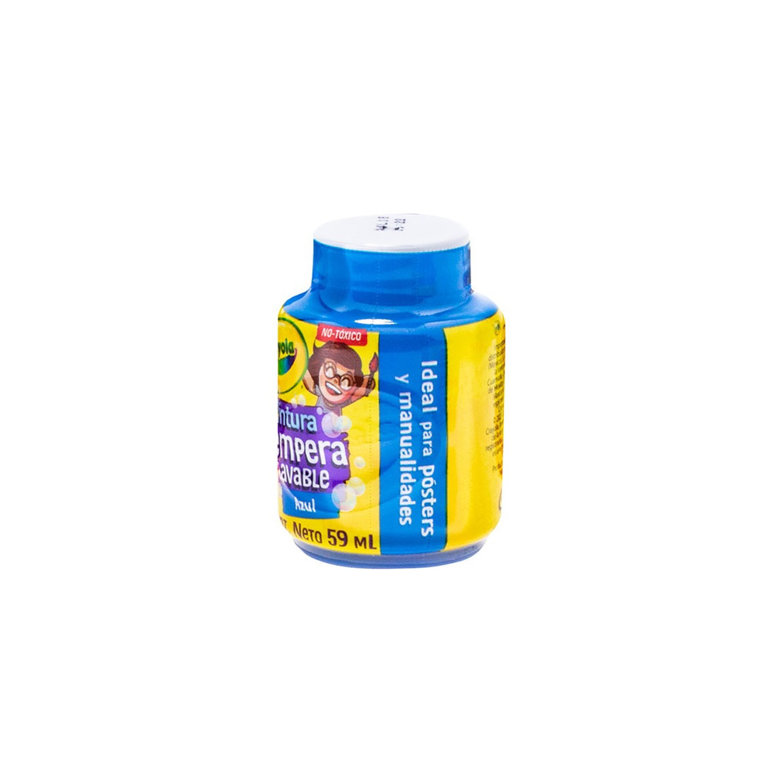 PINTURA TEMPERA CRAYOLA 445942 AZUL LAVABLE 88897
