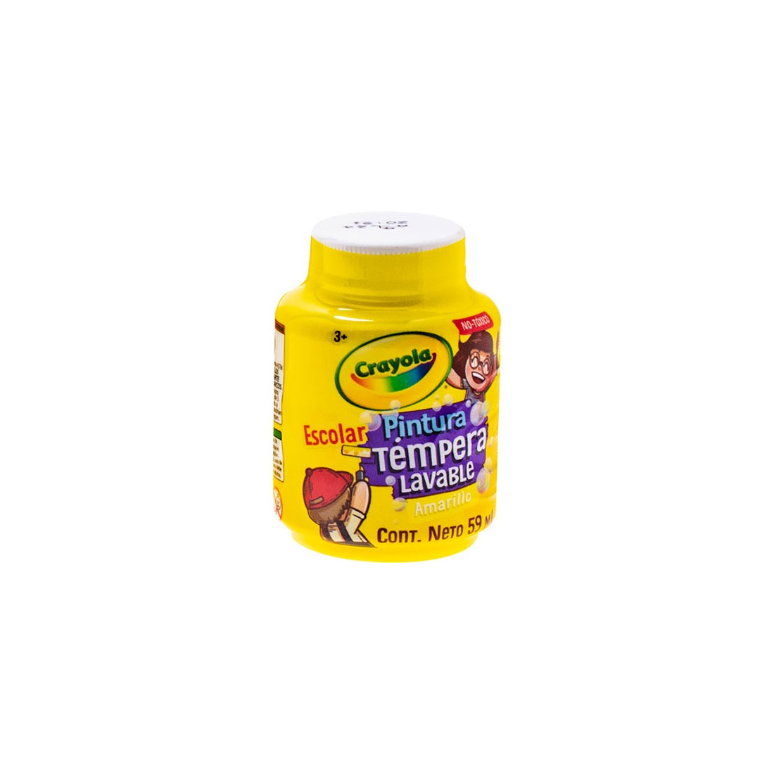 PINTURA TEMPERA CRAYOLA 445934 AMARILLO LAVABLE 88894