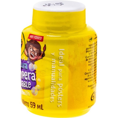 PINTURA TEMPERA CRAYOLA 445934 AMARILLO LAVABLE 88894
