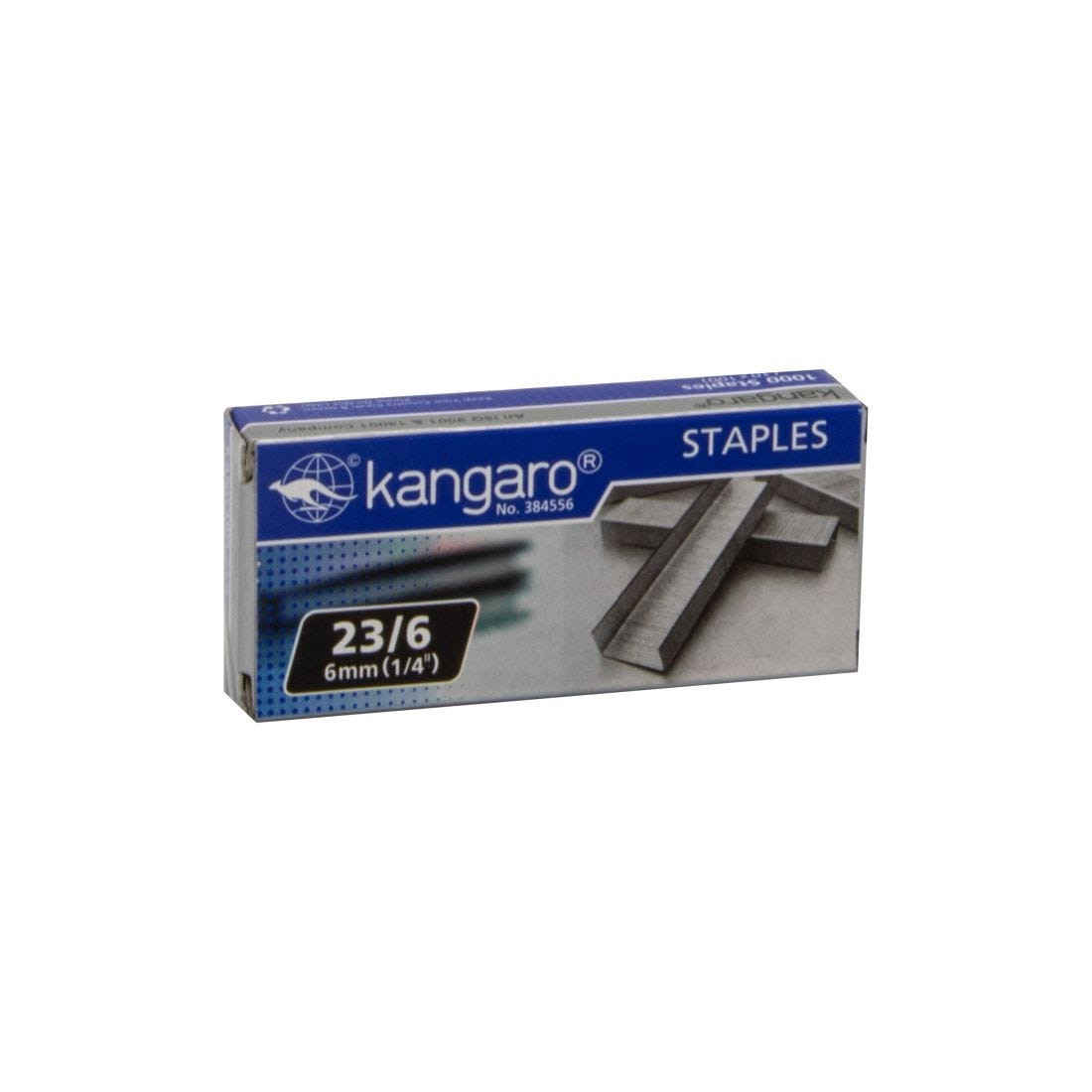 GRAPA 6MM C/1000 KANGARO 23/6-IM 2 A 25 HOJAS 9141