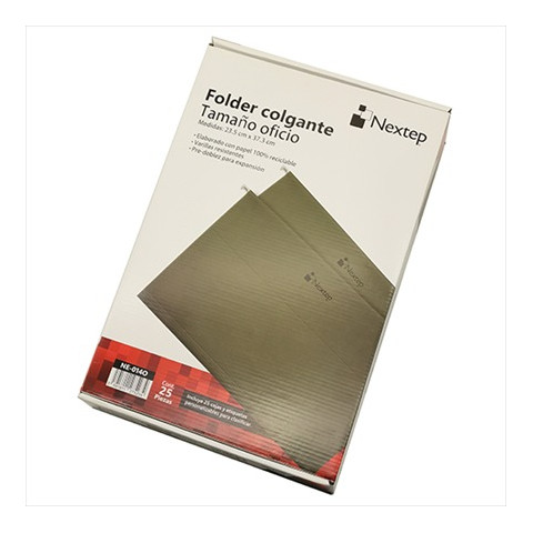 FOLDER COLGANTE OFICIO ECONOMICO NEXTEP VERDE C/25 NE-014O