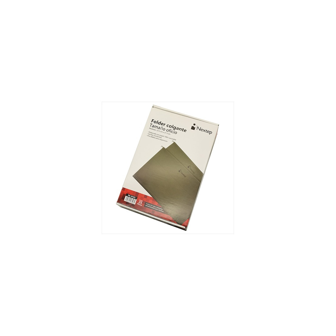 FOLDER COLGANTE OFICIO ECONOMICO NEXTEP VERDE C/25 NE-014O