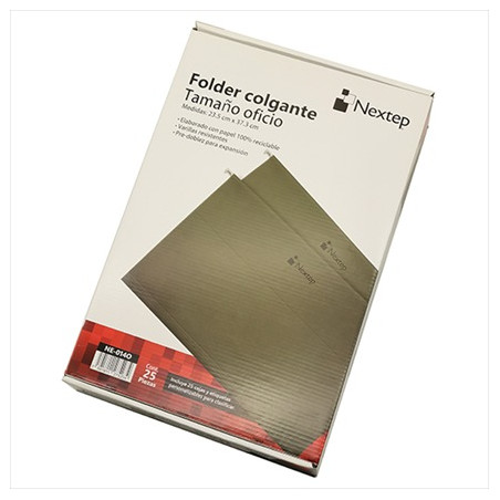 FOLDER COLGANTE OFICIO ECONOMICO NEXTEP VERDE C/25 NE-014O