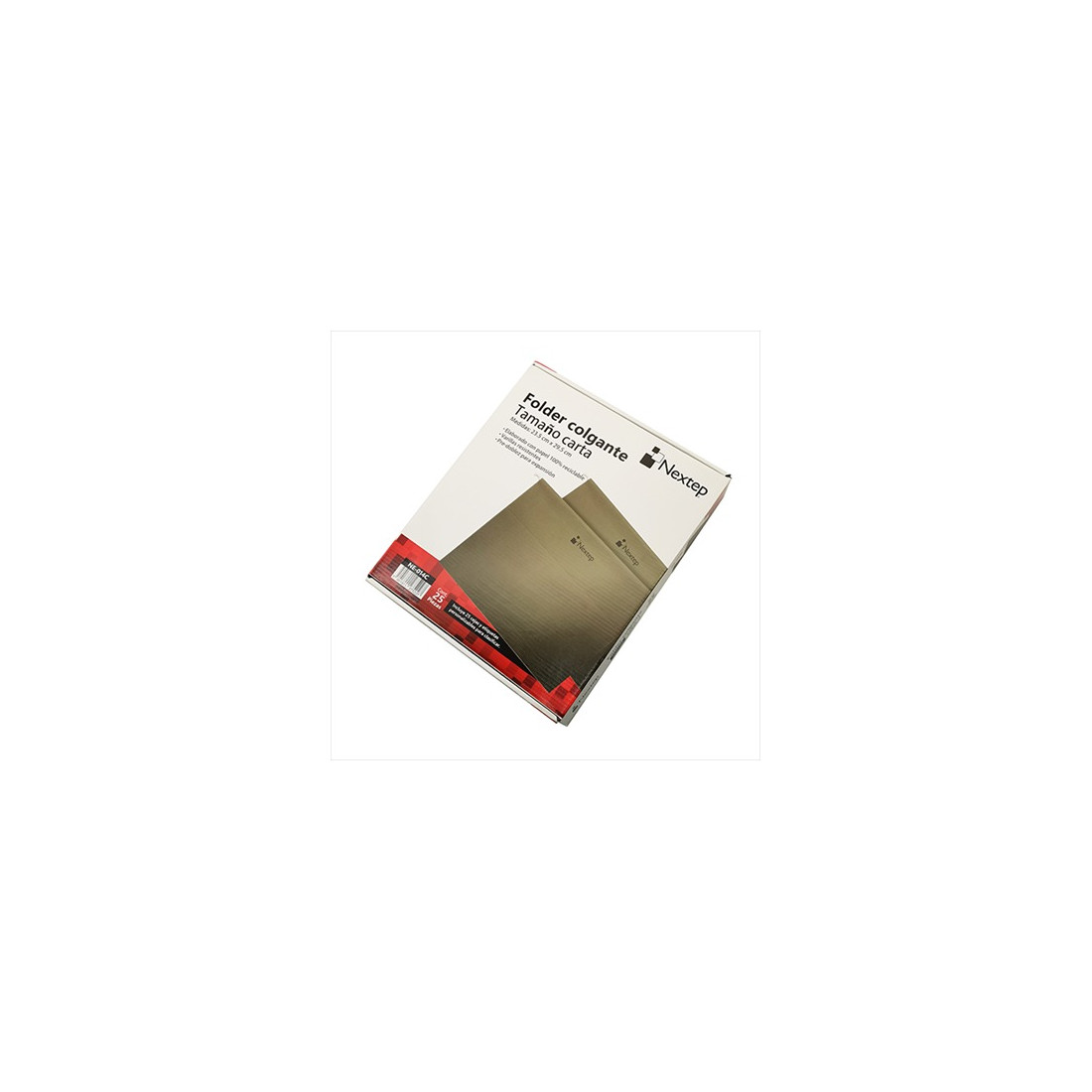 PAQUETE FOLDER COLGANTE CARTA VERDE NEXTEP NE-014C