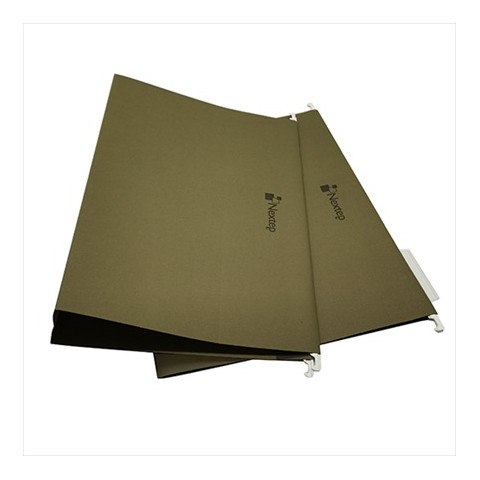 PAQUETE FOLDER COLGANTE CARTA VERDE NEXTEP NE-014C
