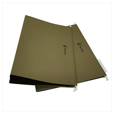 PAQUETE FOLDER COLGANTE CARTA VERDE NEXTEP NE-014C