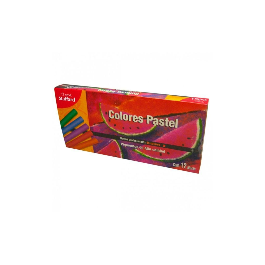 ESTUCHE C/12 GISES PASTEL AZOR DAD0500 PROFESIONAL 114908