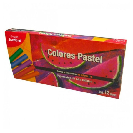 ESTUCHE C/12 GISES PASTEL AZOR DAD0500 PROFESIONAL 114908
