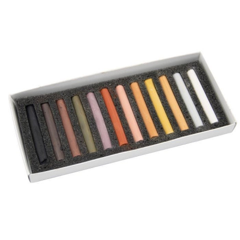 ESTUCHE C/12 GISES PASTEL AZOR DAD0600 TERRA PROF. 114910