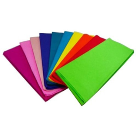 10 PLIEGOS DE PAPEL CHINA DIFERENTES COLORES