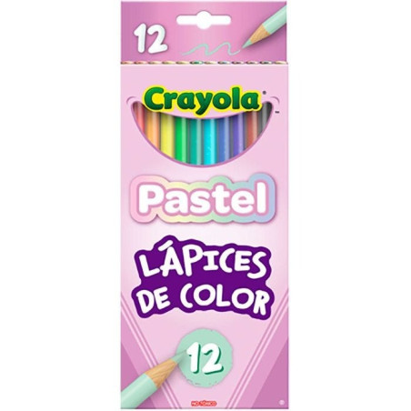 ESTUCHE C/12 COLORES CRAYOLA 682030 PASTEL 139378