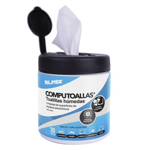 TOALLAS HUMEDAS SILIMEX ANTIESTATICAS 30 PZ CN-497