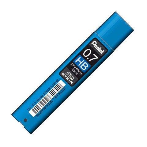 PUNTILLAS .7MM PENTEL C277S-HB TUBO C/12 56841