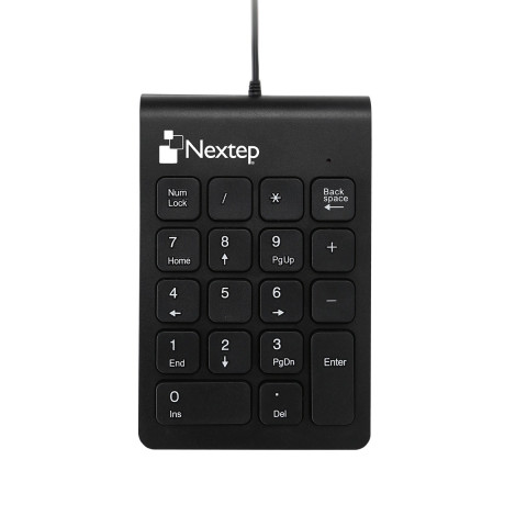 TECLADO NUMERICO NEXTEP NE-417 ALAMBRICO NEGRO USB