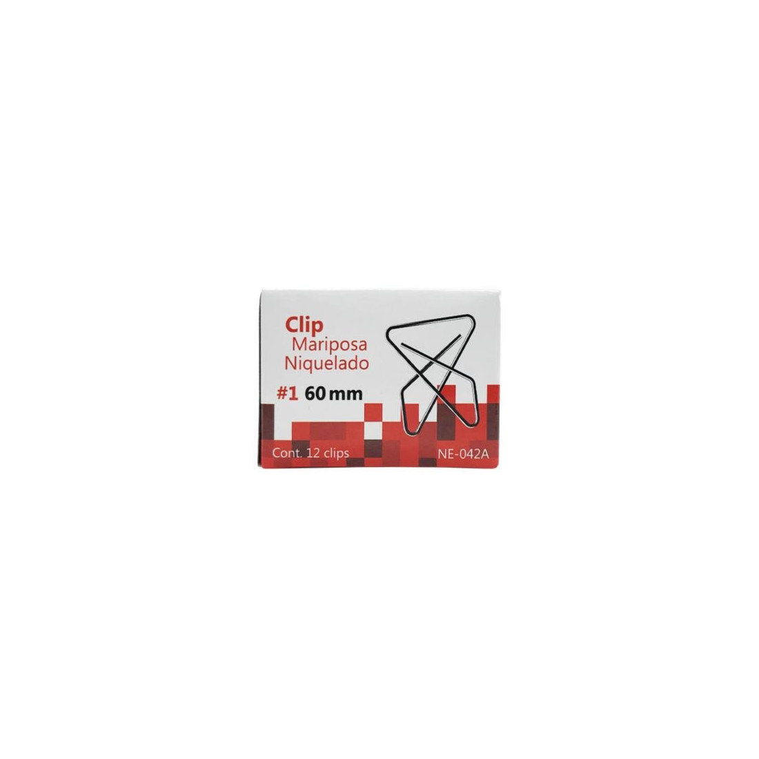 CLIP MARIPOSA NEXTEP No. 1 60MM 12 CLIPS NE-042A