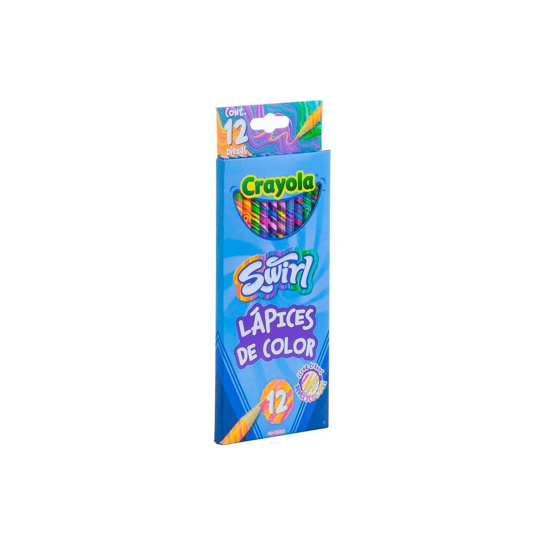 ESTUCHE C/12 COLORES CRAYOLA 687510 SWIRL 139382