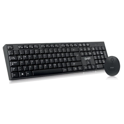 COMBO TECLADO/MOUSE OPTICO GHIA GT5000 INALAM. NEGRO KB-791