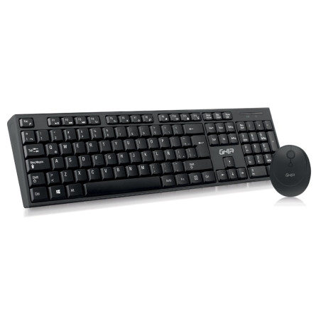 COMBO TECLADO/MOUSE OPTICO GHIA GT5000 INALAM. NEGRO KB-791