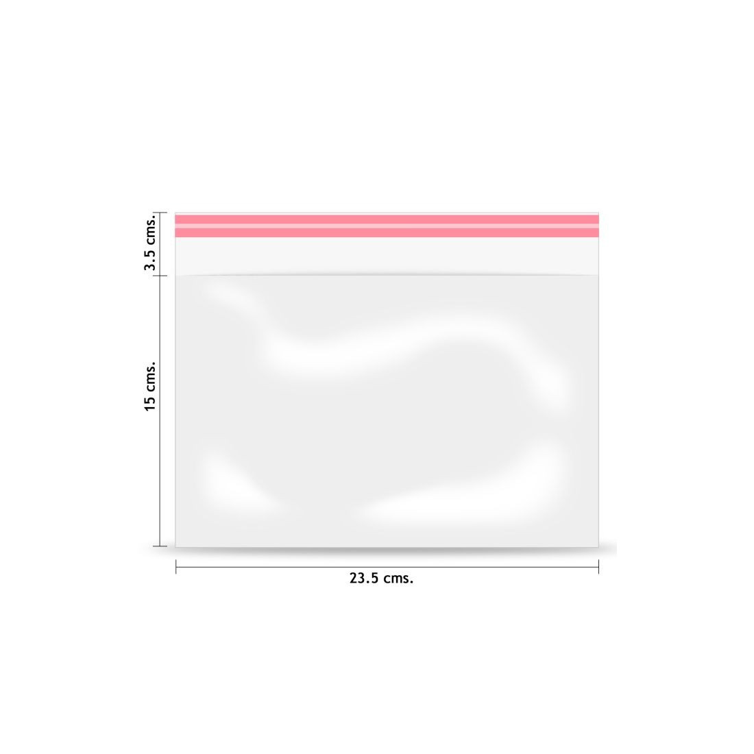 SOBRE POLI/BOPP D´ART 23.5X15+3.5CM C/25 C/ADH 104120