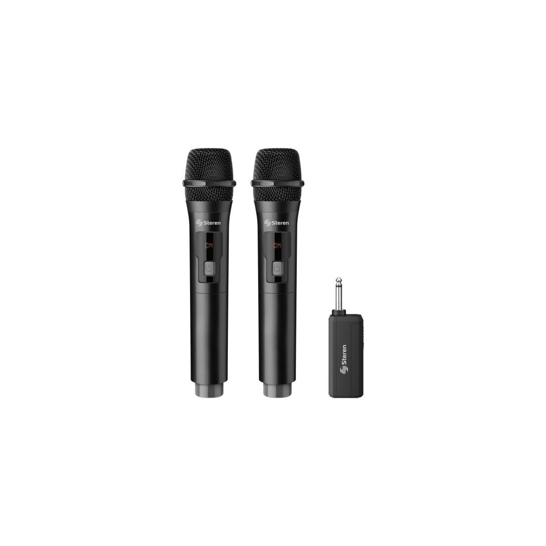 MICROFONOS INALAMB. STEREN C/RECEPTOR RECARG. 2PZAS MIC-288R