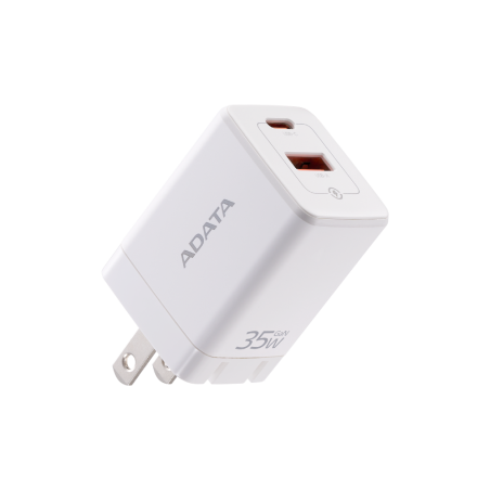 35W CARGADOR PARED ADATA USB/C BLANCO CHARGERU-0352-QCPDWH