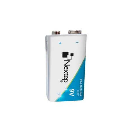 PILAS NEXTEP 9V ALCALINAS CUADRADA 6LR61 C/2 PZAS NE-282D