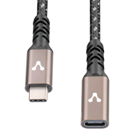 CABLE EXTENSION VORAGO TIPO C HEMBRA A C MACHO 1M CAB-127