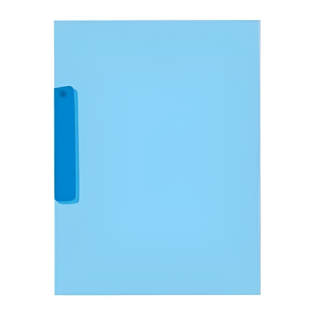 FOLDER C/CLIP LATERAL FORTEC FLB-9051 AZUL CARTA 136525