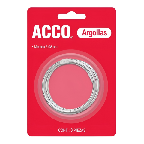 ARGOLLAS METALICAS ACCO P1111 2" BL/3 117703