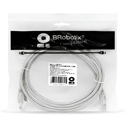 CABLE BROBOTIX PATCH RED CAT5E UTP GRIS 2M CABLEBROB497141