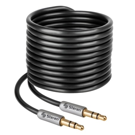 CABLE STEREN ULTRADEL DE AUDIO AUXILIAR 3.5MM 1.8M 297-075