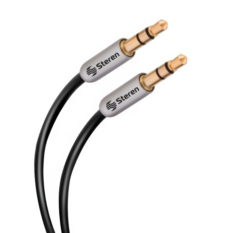 CABLE STEREN ULTRADEL DE AUDIO AUXILIAR 3.5MM 90CM 297-070