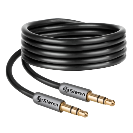 CABLE STEREN ULTRADEL DE AUDIO AUXILIAR 3.5MM 90CM 297-070