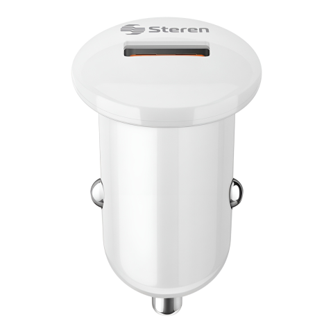 18W CARGADOR STEREN PARA AUTO QUICK CHARGE 3.0 1 PUERTO ELI-870
