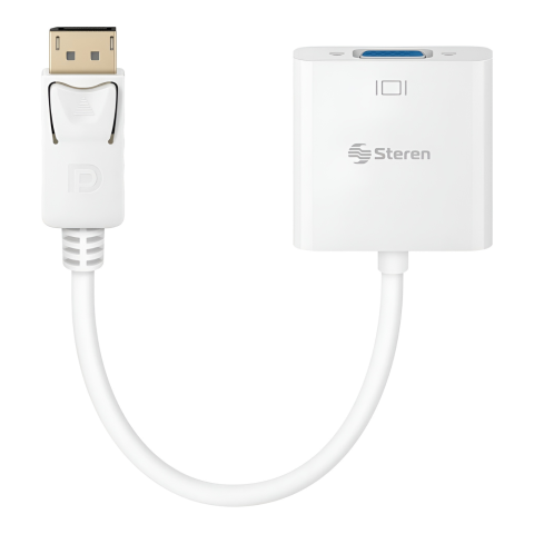 ADAPTADOR STEREN DISPLAYPORT A VGA 50/60 HZ 1080P  506-452