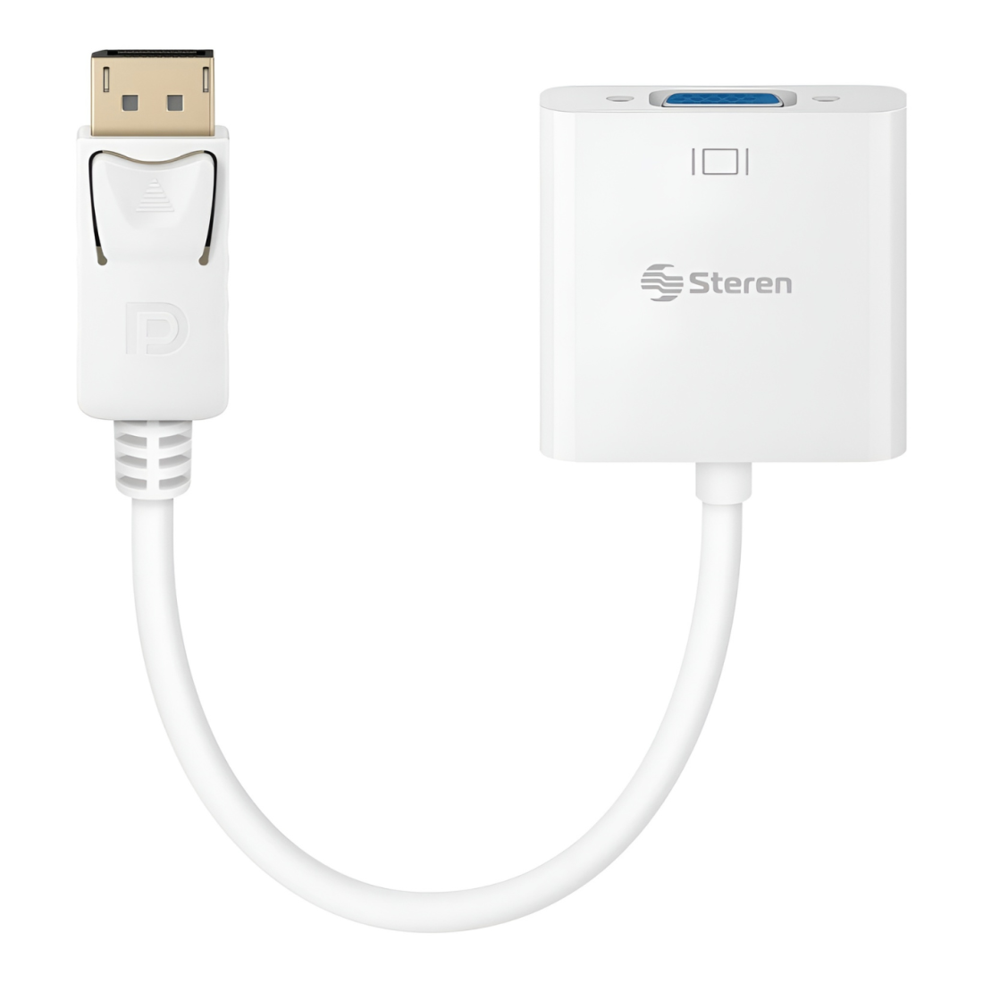ADAPTADOR STEREN DISPLAYPORT A VGA 50/60 HZ 1080P  506-452