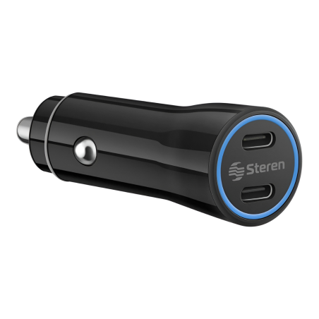 20W CARGADOR USB C DOBLE PD PARA AUTO ELI-876